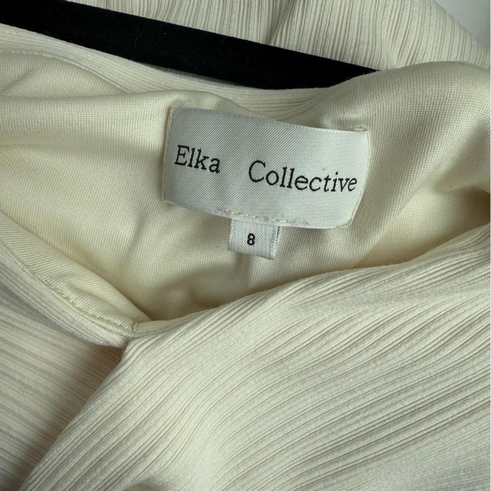 Elka Collective Iman Bodysuit In Ecru - Picture 4 of 9